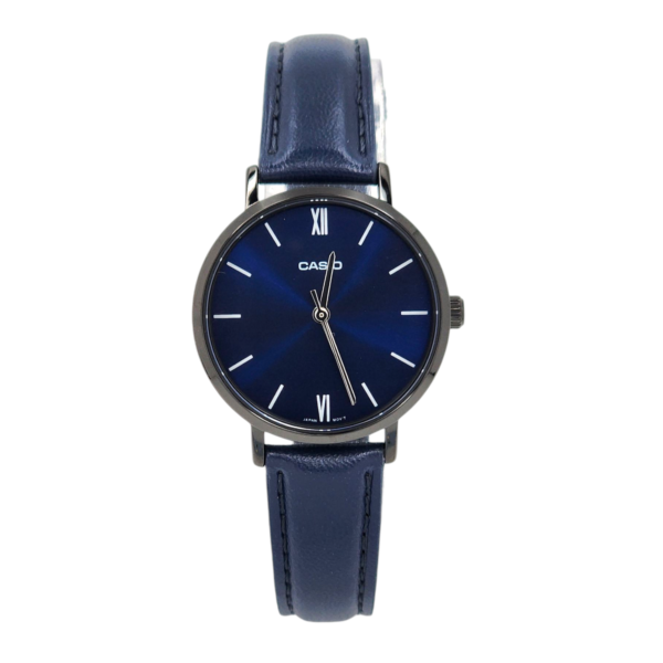 Reloj Casio Dama Ltp-vt02bl-2a Cuero azul