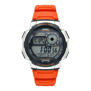 Reloj Pulsera Hombre Casio Youth Series Ae-1000w-4bv Naranja