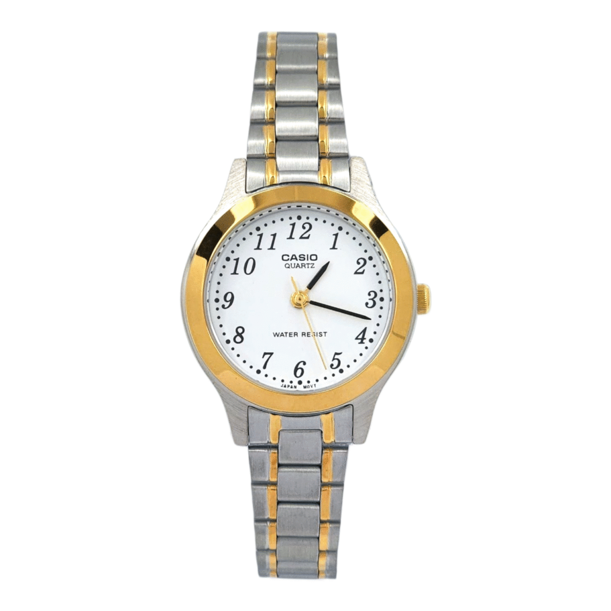 Reloj Casio Mujer Ltp-1128g-7brdf Color De La Correa Plateado