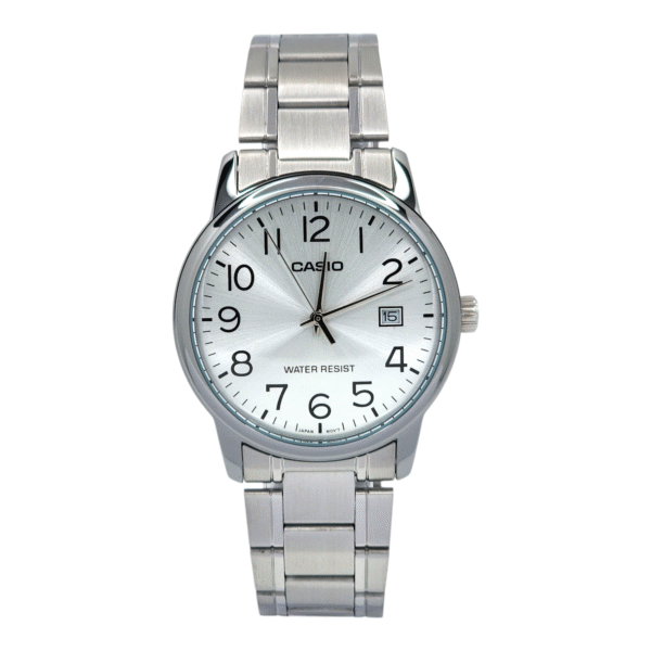 Reloj Pulsera Casio Mtp-v002d-7b Con Correa De Acero Inoxidable Color Plateado