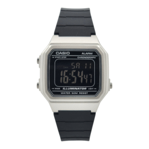 Reloj Casio W217hm-7bvdf Cuarzo Unisex Color De La Correa Negro Color Del Fondo Negro