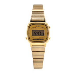 Casio La-670wga-9d Reloj Retro Vintage Dorado Para Dama