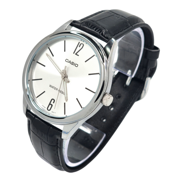 Reloj Casio Hombre MTP-V005L-7B  Bisel Plateado Color Del Fondo Plateado - Imagen 2