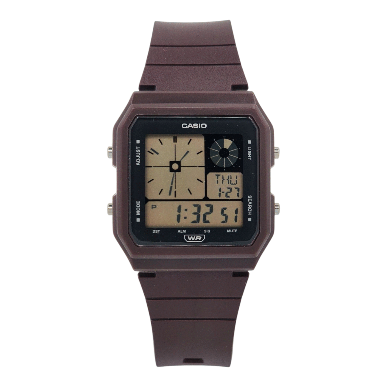 Reloj De Pulsera Digital Casio LF-20W-5A Con Correa, Color burdeo resina