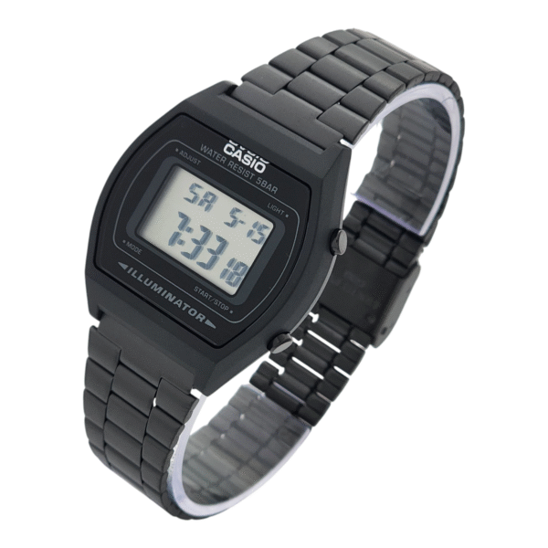 Reloj Casio B-640WB-1A negro correa acero - Imagen 2