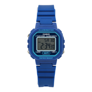 Reloj Casio Mujer La-20wh-2a Original Color De La Correa Azul Color Del Bisel Azul