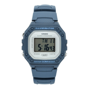 Reloj Pulsera Digital Casio W-218HC-2AV Con Correa De Resina Color Celeste