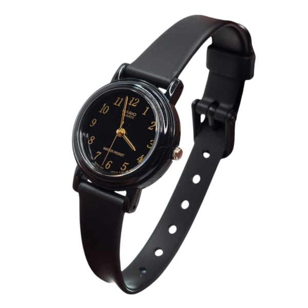 Reloj casio dama LQ-139AMV-1L correa resina negro fondo esfera negro - Imagen 2