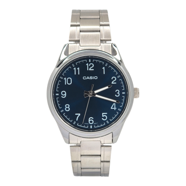Reloj Casio MTP-V005D-2B4 correa acero inoxidable fondo esfera azul