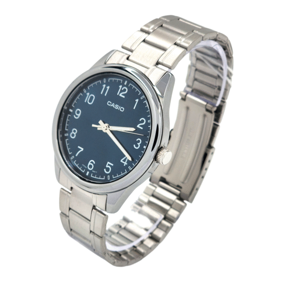 Reloj Casio MTP-V005D-2B4 correa acero inoxidable fondo esfera azul - Imagen 2