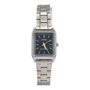 Reloj Casio LTP-V007D-1E Mujer acero inoxidable fondo negro
