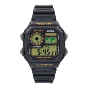 Reloj Casio caballero AE-1200WH-1BV correa resina negro