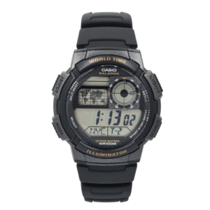 Reloj Digital Casio Ae-1000w-1av Con Correa De Resina Color Negro