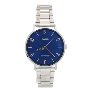Reloj Casio dama LTP-VT01D-2B2 correa acero fondo azul