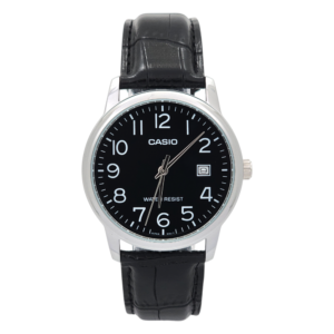 Reloj Casio caballero MTP-V002L-1B cuero negro