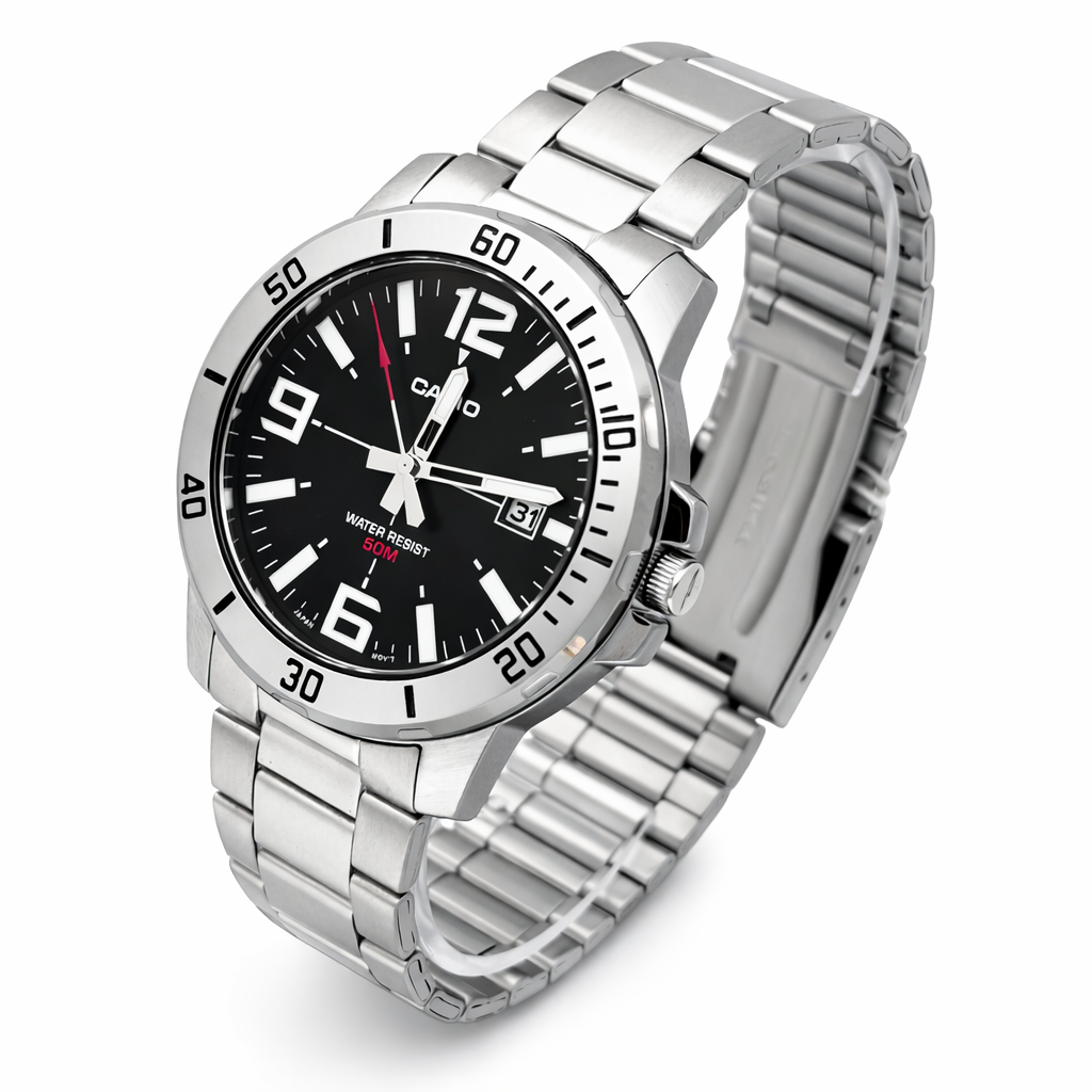 Reloj Casio caballero MTP-VD01D-1BV correa acero inoxidable - Imagen 2