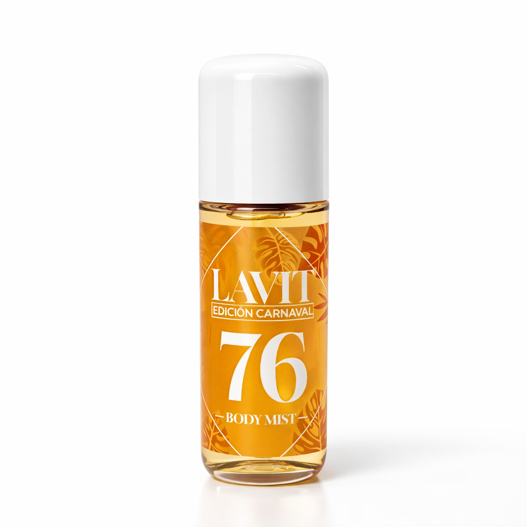 Splash body mist B076 lavit amarillo edición carnaval 100ml