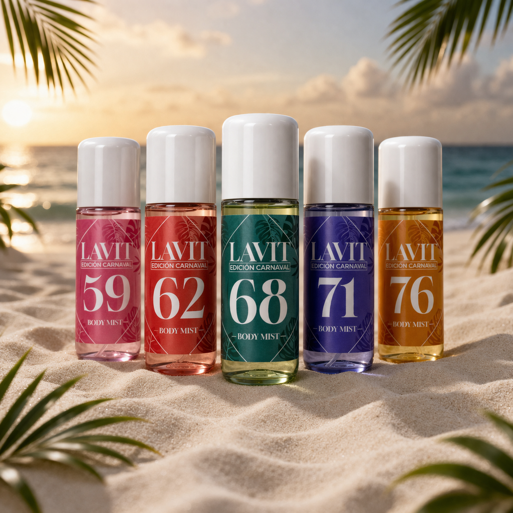 Splash body mist B071 lavit lila edición carnaval 100ml - Imagen 3