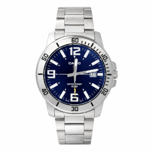 Reloj Casio caballero MTP-VD01D-2BV acero inoxidable fondo azul
