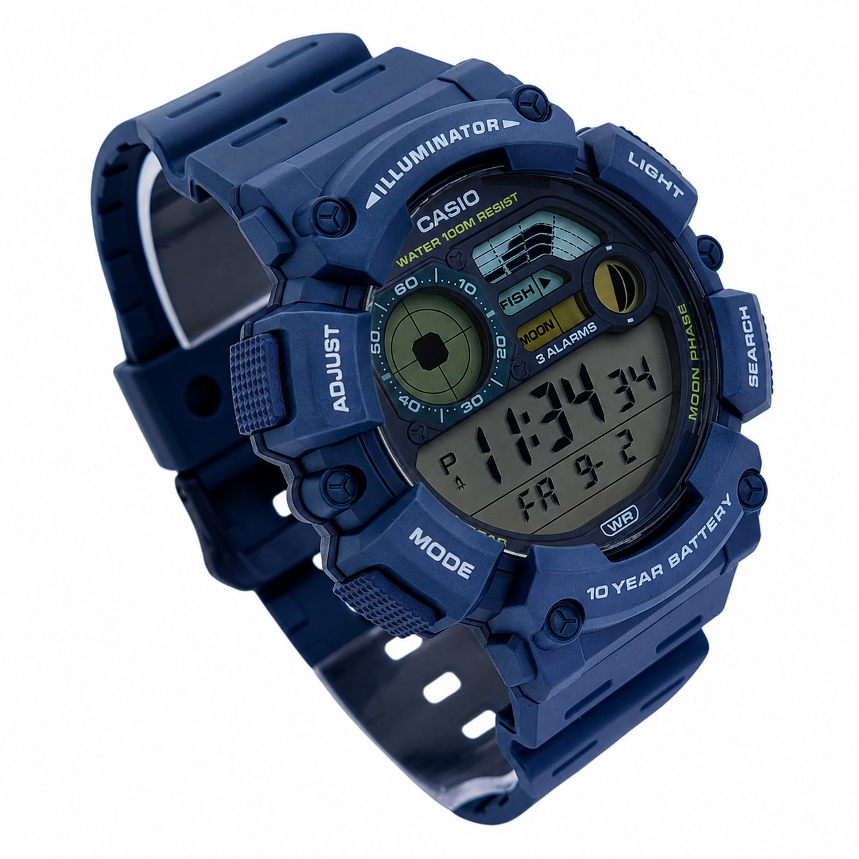 Reloj de pulsera Casio caballero WS-1500H-2AV azul - Imagen 3