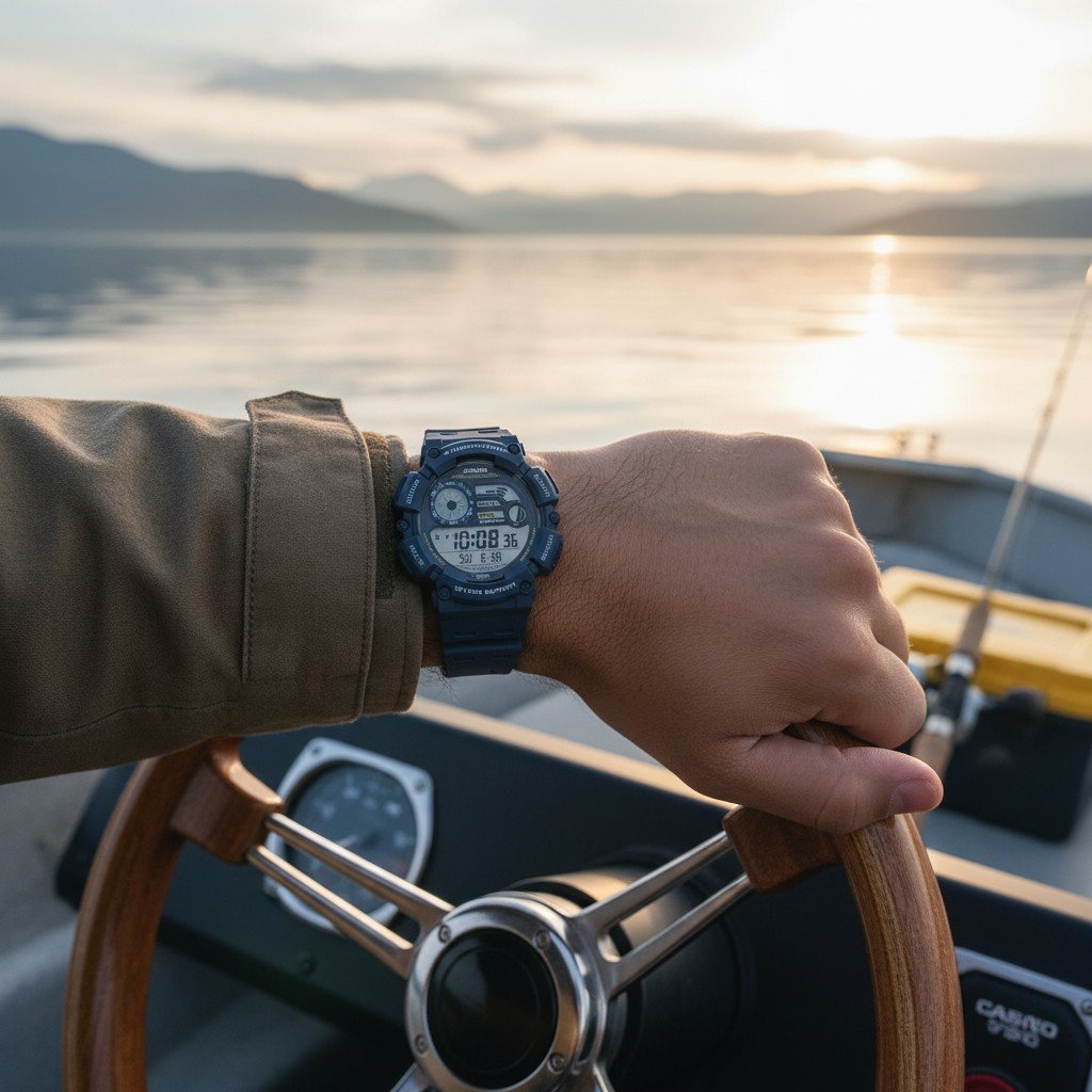 Reloj de pulsera Casio caballero WS-1500H-2AV azul - Imagen 5