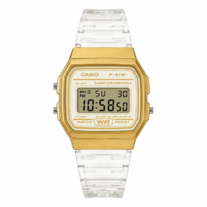 Reloj Casio para dama F-91WS-7A2 – Marcos dorado