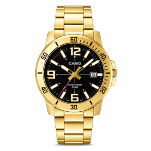 Reloj Casio para caballero MTP-VD01G-1BV – Correa de acero inoxidable dorado