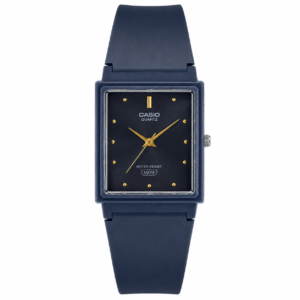 Reloj Casio para dama MQ-38UC-2A1 – Correa de resina azul fondo negro