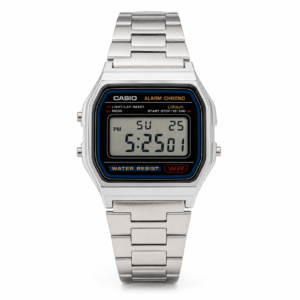 Reloj Casio para caballero A-158WA-1D – Correa de acero inoxidable
