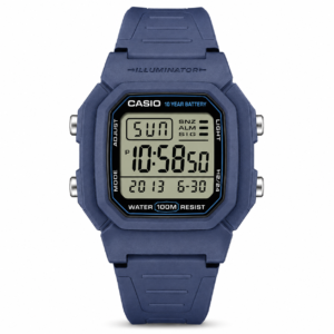 Reloj Casio para caballero W-800H-2AV – Correa de resina azul