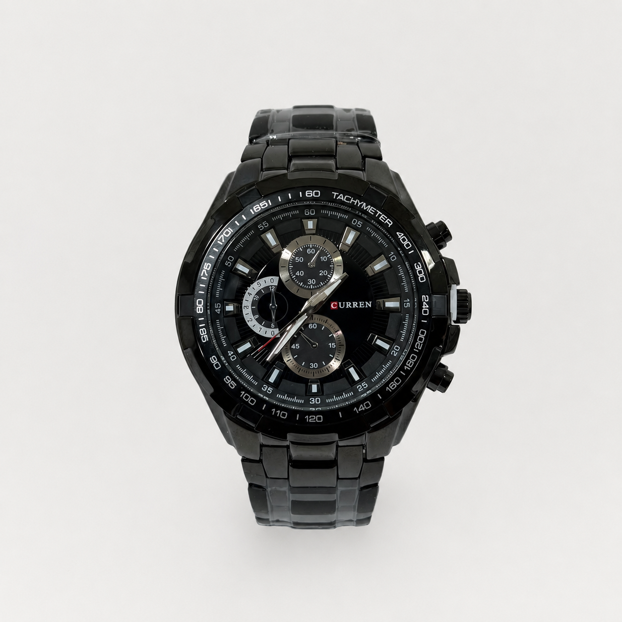 Reloj Curren para caballero 8023-5 Metal negro con esfera negra