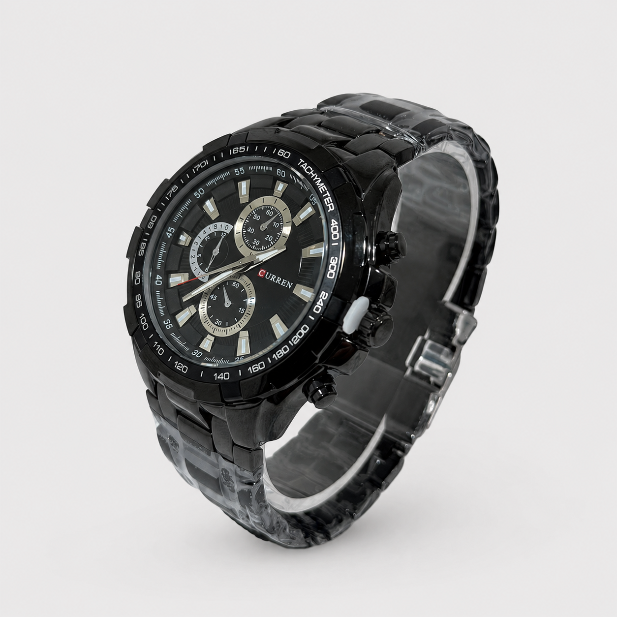 Reloj Curren para caballero 8023-5 Metal negro con esfera negra - Imagen 2