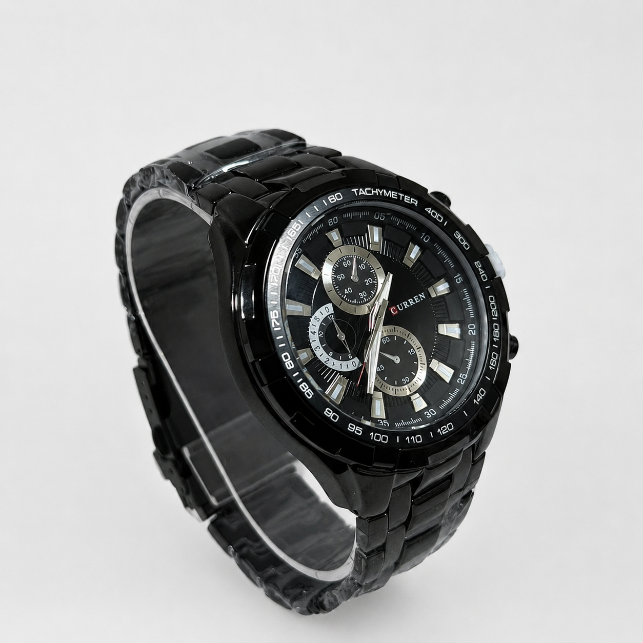 Reloj Curren para caballero 8023-5 Metal negro con esfera negra - Imagen 3