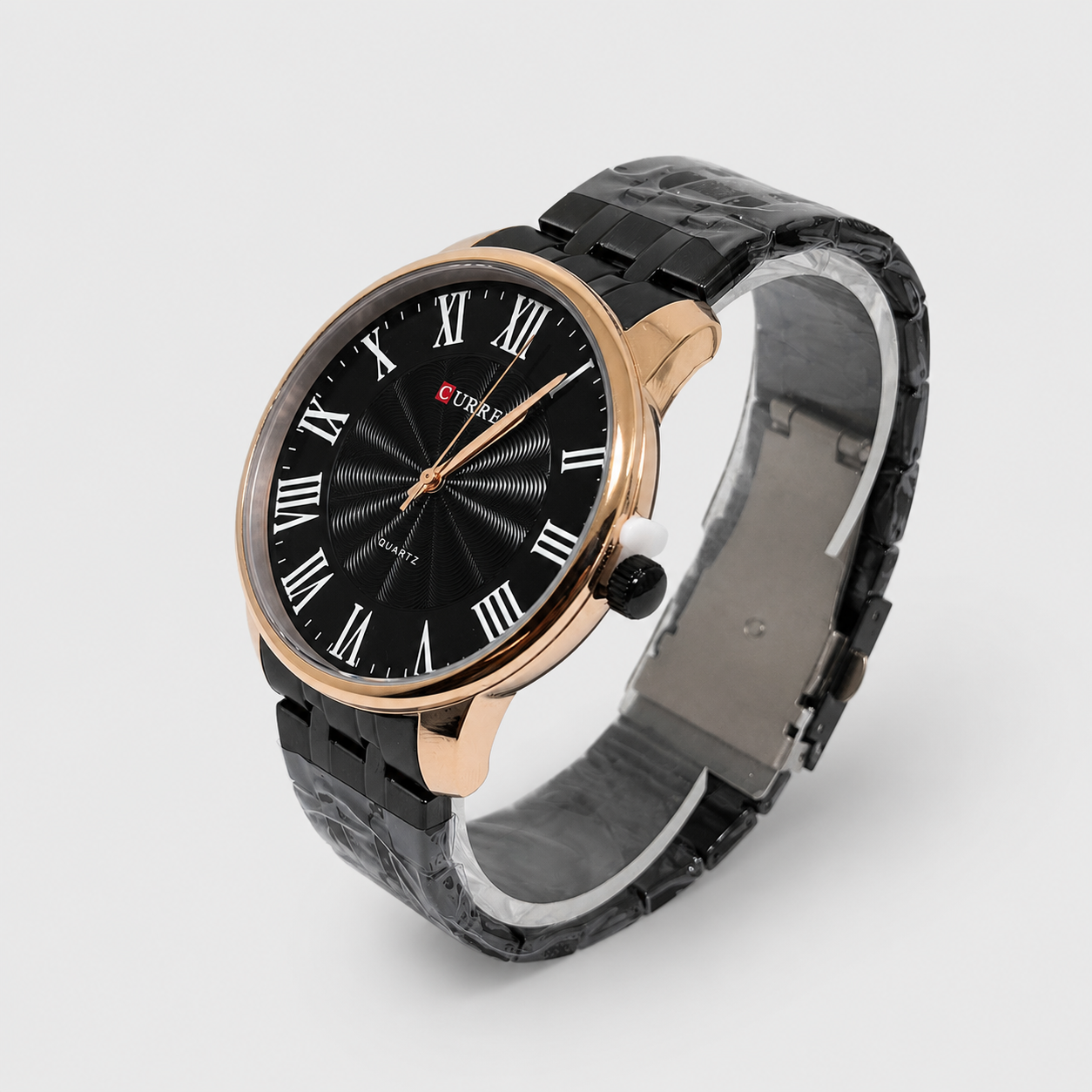 Reloj Curren para caballero 8422-4 Metal negro con detalles cobre - Imagen 2