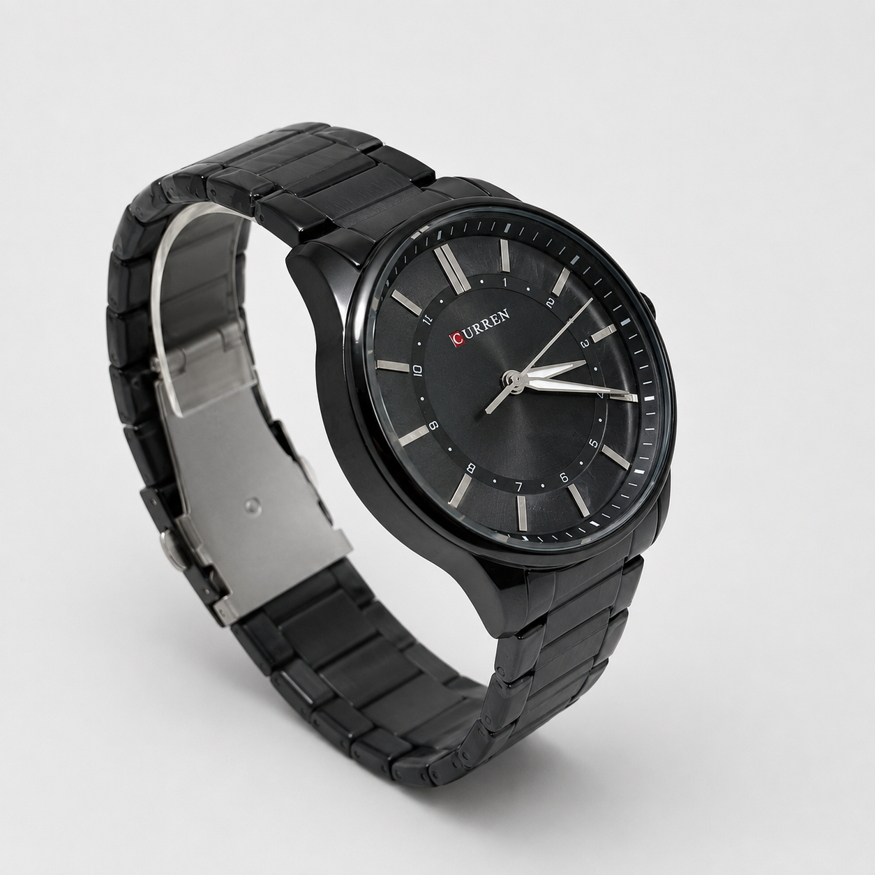 Reloj Curren para caballero 8430-5 Metal negro con esfera negra - Imagen 3