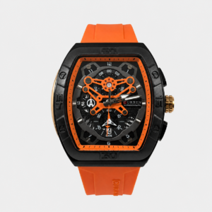 Reloj Curren para caballero 8443-3 Resina naranja con esfera negra