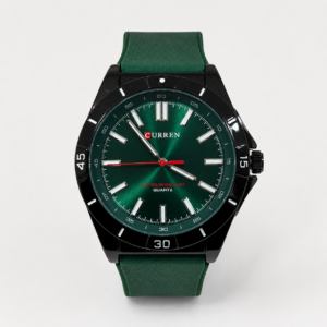 Reloj Curren para caballero 8449-6 Resina verde con esfera verde