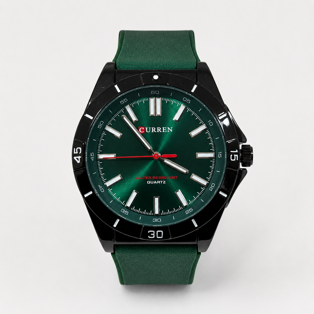Reloj Curren para caballero 8449-6 Resina verde con esfera verde