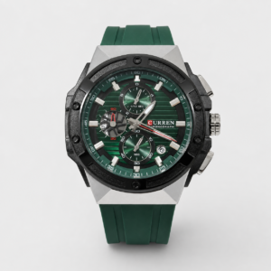 Reloj Curren para caballero 8462-2 Resina verde con esfera verde