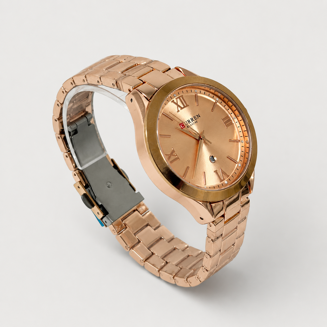 Reloj Curren para dama 9007-3 Metal cobre con esfera cobriza - Imagen 2