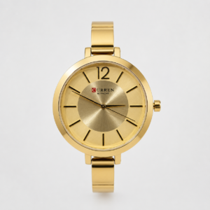 Reloj Curren para dama 9012-4 Metal dorado con esfera dorada