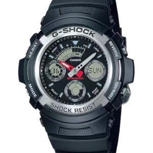Reloj G-SHOCK para caballero AW-590-1A Negro Análogo Digital Resina