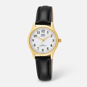 Reloj Q&Q para dama – C169J104Y – analógico dorado con azul