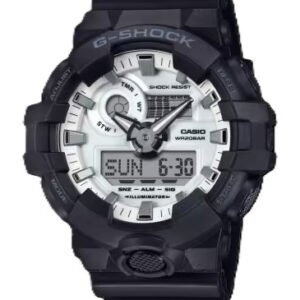 Reloj G-SHOCK para caballero GA-700WD-1A Negro y blanco Análogo Digital Resina