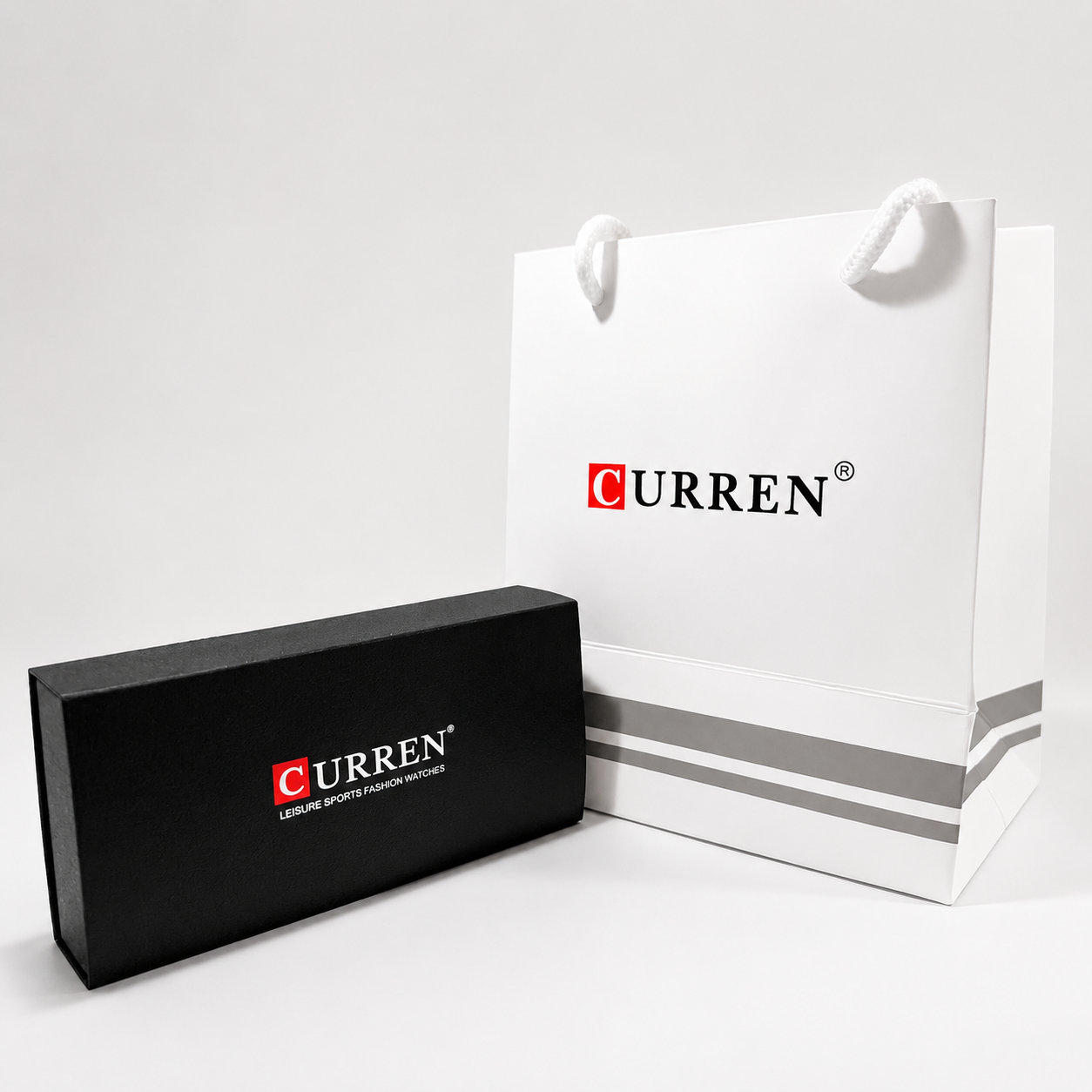 Reloj Curren para dama 9079-1 Cuero blanco con esfera blanca - Imagen 4