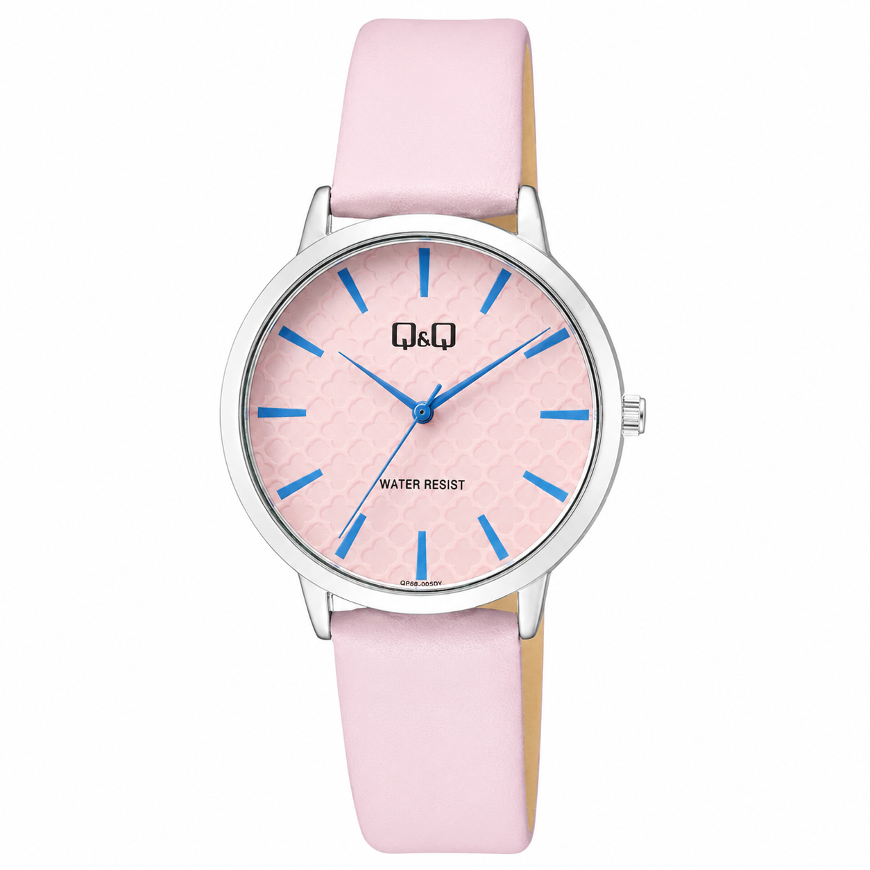 Reloj Q&Q para dama - Q26B-003PY - analógico bicolor plateado y rosado dorado