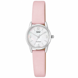 Reloj Q&Q para dama - Q31C-004PY - analógico rosado y plateado