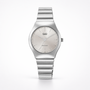 Reloj Q&Q para dama – Q72B-001PY – analógico plateado con blanco