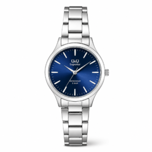 Reloj Q&Q para dama – S279J222Y – analógico negro y plateado
