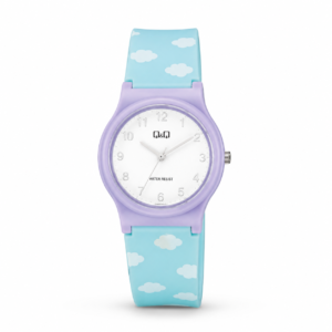 Reloj Q&Q para dama – V06A-015VY – analógico azul con blanco